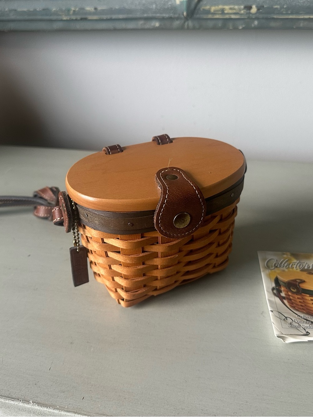 Longaberger collectors club country estates small saddlebrook basket